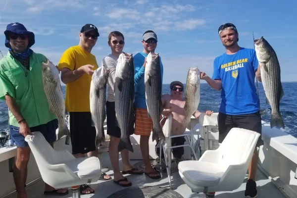 The fishing trip of a lifetime aboard the Janine B II on Cape Cod Bay.